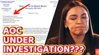 AOC TERRIFIED Begs DOJ to Reveal Investigation into Her Helping Migrants aoc newyork immigration [upl. by Aicirpac]