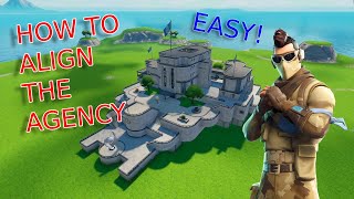 How to align the Agency in Fortnite Creative Easy [upl. by Naldo]