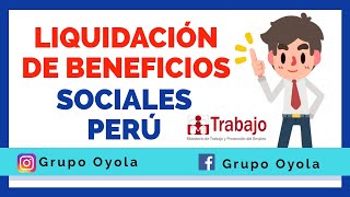 CASO PRÁCTICO  LIQUIDACION DE BENEFICIOS SOCIALES [upl. by Muns]