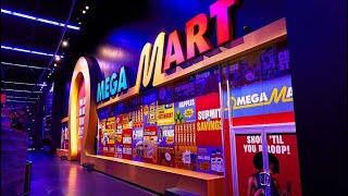 Omega Mart by Meow Wolf in Area 15 Full WalkThrough Las Vegas Nevada 2021 [upl. by Pillyhp]