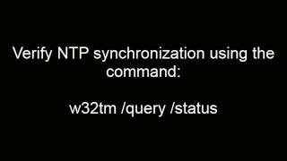 Configuring NTP on Windows 2012 Server [upl. by Caputto239]