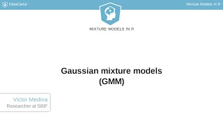 R Tutorial Gaussian mixture models GMM [upl. by Pavyer292]