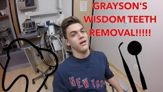 GRAYSON GETS HIS WISDOM TEETH REMOVED  DOLAN TWINS [upl. by Yelram]