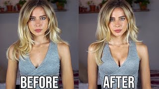 I TRIED THE INSTAGRAM FAMOUS UPBRA  BEFORE  AFTER SHOTS [upl. by Og534]