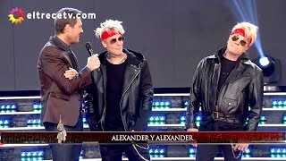 ¡Volvió Alexander Caniggia habló quotalemánquot y hasta rapeó con su doble [upl. by Ahsinotna]