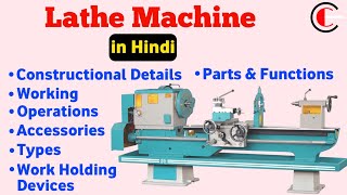 Lathe Machine  Fully Explained Hindi [upl. by Yrahca]