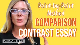 Point by Point Method  Comparison Contrast Essay  English Writing Skills [upl. by Ahtibat]