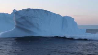 Iceberg Collapse in the Denmark Strait [upl. by Yelyak]