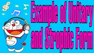 Example song of Unitary and Strophic Form [upl. by Siravart]