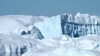 Iceberg Breaking  Ilulisat Greenland [upl. by Ennovehs]