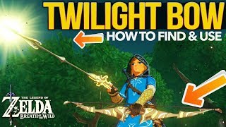 How to Get and Use the TWILIGHT BOW in Zelda Breath of the Wild [upl. by Nyleaj556]