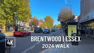 Brentwood Town Walk  Essex  2025 [upl. by Redlac]