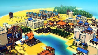 Building Super Structures In Our Massive Empire  Kingdoms and Castles AI Update Gameplay [upl. by Armbrecht130]