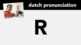 Dutch pronunciation the letter R  Nederlandse uitspraak alfabet R [upl. by Aicire467]