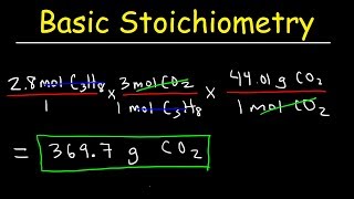 Stoichiometry Basic Introduction Mole to Mole Grams to Grams Mole Ratio Practice Problems [upl. by Parrish290]