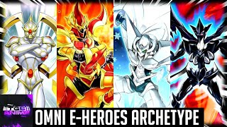 YuGiOh  Omni HERO Archetype [upl. by Refotsirk]