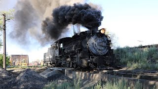 Riding the Cumbres amp Toltec Scenic Railroad with 484 [upl. by Odrude164]