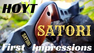 HOYT SATORI ILF RECURVE HUNTING BOW First Impressions [upl. by Kali]