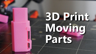 How to design 3D Printable Hinges  Make moving parts [upl. by Ronal]