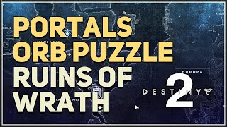 Ruins of Wrath Portals Puzzle Destiny 2 [upl. by Richarda535]