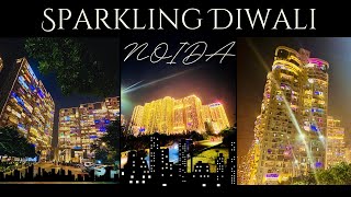 Noida City Gets MAGICAL on Diwali 2024 [upl. by Edahsalof]