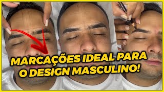 Design De Sobrancelhas Masculino  Marcações e Dicas [upl. by Xever]