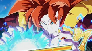 SSJ4 GOGETA ONE SHOTS EVERYONE [upl. by Yerahcaz]