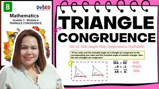 TRIANGLE CONGRUENCE  GRADE 8 [upl. by Nivrad778]