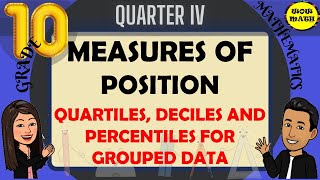 QUARTILES DECILES AND PERCENTILES FOR GROUPED DATA  GRADE 10 MATHEMATICS Q4 [upl. by Comstock]