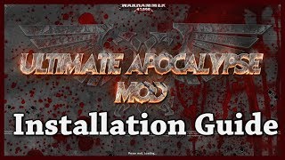 Guide How to install the Ultimate Apocalypse Mod for Dow Soulstorm [upl. by Haily]