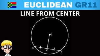 Circle Geometry Grade 11  Line from Center  Practice [upl. by Pazice]