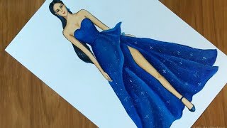 Fashion Illustration Painting [upl. by Nayk]