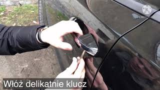 Jak otworzyćyć drzwi kluczykiem KIA Optima Sportage Ceed How to use the key in the KIA Sportage [upl. by Aiahc113]