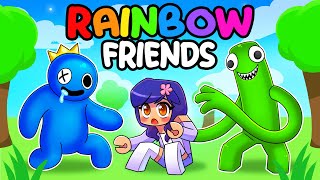 Playing RAINBOW FRIENDS in Roblox [upl. by Yarased661]