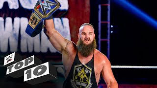 Braun Strowman’s biggest wins WWE Top 10 April 19 2020 [upl. by Eiramannod]