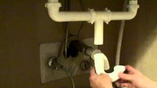 Kitchen Sink Plumbing  How to Replace a Kitchen Sink Trap [upl. by Mcdonald492]