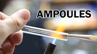 How to make ampoules from glass test tubes [upl. by Weatherby915]