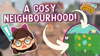 How to build a COSY circular NEIGHBOURHOOD  Animal Crossing New Horizons [upl. by Azaria]