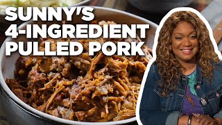 Sunny Andersons Easy 4Ingredient Pulled Pork  The Kitchen  Food Network [upl. by Frum]