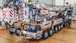 Lego Technic Liebherr LTM 11200 Crane Details MOC by Jeroen Ottens [upl. by Felicie]