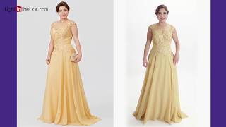 Top 10 Plus Size Mother of the Bride Dresses from LightInTheBox [upl. by Merell144]