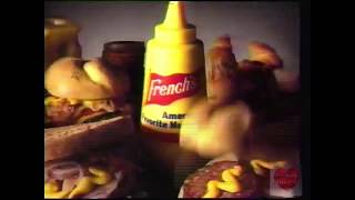 Frenchs Mustard  Television Commercial  1988 [upl. by Amuwkuhc389]