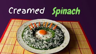 How to make Creamed Spinach Frozen Spinach Recipe [upl. by Rebhun]