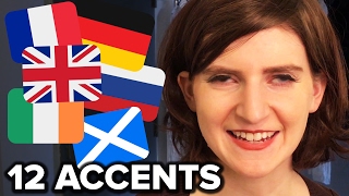 How To Do 12 Different Accents [upl. by Suryc]