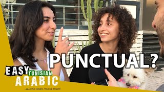 Are Tunisians Punctual  Easy Tunisian Arabic 11 [upl. by Aenneea]