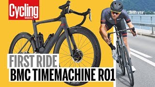 BMC Timemachine R01  First Ride  Cycling Weekly [upl. by Odrahcir]