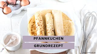 Pfannkuchen Grundrezept [upl. by Yeorgi]