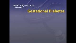 USMLE® Step 2 Obstetrics amp Gynecology Gestational Diabetes [upl. by Marijn4]