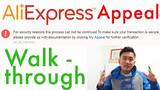 Aliexpress Appeal Walkthrough Guide  Process  Error Solution [upl. by Chaddy520]