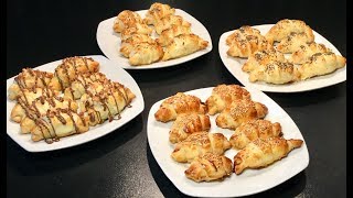 MES MINI CROISSANTS FEUILLETÉS SPÉCIAL APÉRITIF DÎNATOIRE [upl. by Niltak]